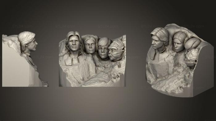 Memorial (Star Wars Rushmore, PM_0323) 3D models for cnc